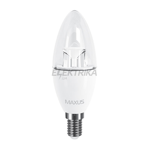 Світлодіодна лампа C37 6W м'яке світло 220V E14 (1-LED-531)