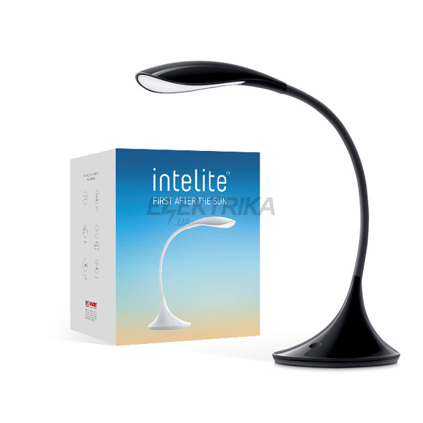 Настільний світильник Intelite Desklamp 6W black (DL3-6W-BL)