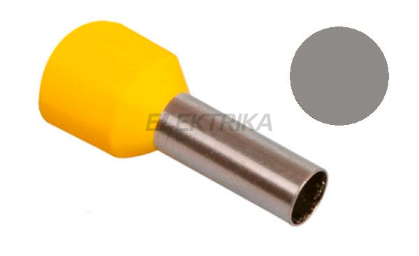 Накінечник-гільза Е4009 4мм2 сірий, 20шт