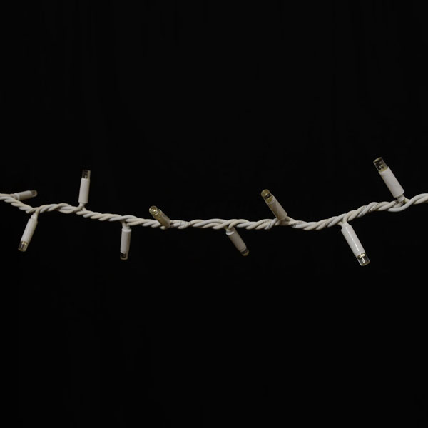 Гірлянда зовнішня STRING 200LED, 10м, тепло. білий/білий, IP44