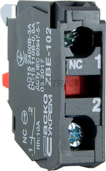 ZBE-102 N/C Контакт для кнопок TB5