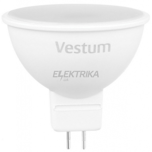 Лампа світлодіодна Vestum LED MR16 8W 4100K 220V GU5.3 (1-VS-1509)
