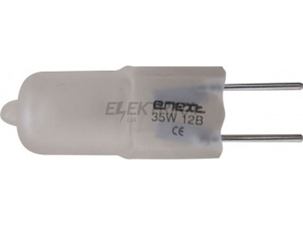 Лампа галогенна e.halogen.jc.g6.35.12.50.frost матова, патрон G6.35, 12V, 50W