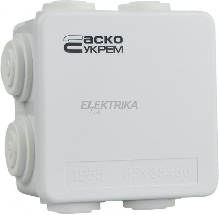 Коробка розподільна АСКО-УКРЕМ РК 85*85*50 (TY-RA) (A0150170017)