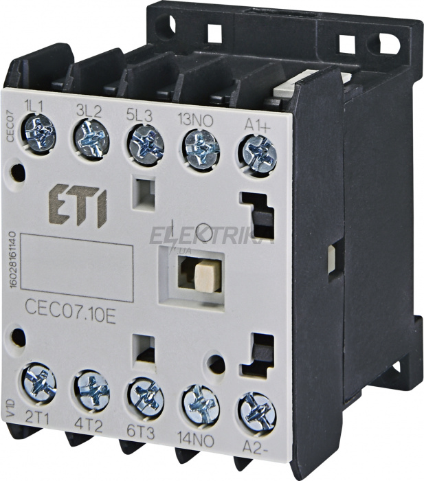 Мініатюрний контактор ETI CEC07.10-400V-50/60HZ 004641055