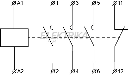 Пускач АСКО-УКРЕМ ПМ 1-18-01 F7 110B (LC1-D1801) (A0040010061)