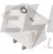 Перемикач одноклавішний АСКО-УКРЕМ KCD1-101 White/White білий (A0140040052)