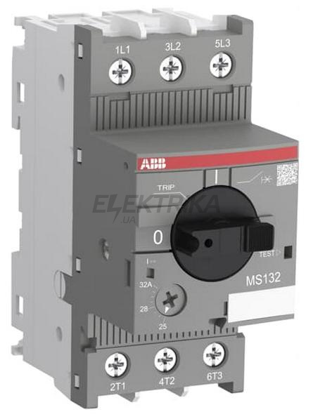 Автомат захисту двигуна ABB MS132-32 (25А-32A) (1SAM350000R1015)