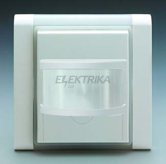 Датчик руху 180°, реле, білий/крижаний білий, Time, Elektro-Praga