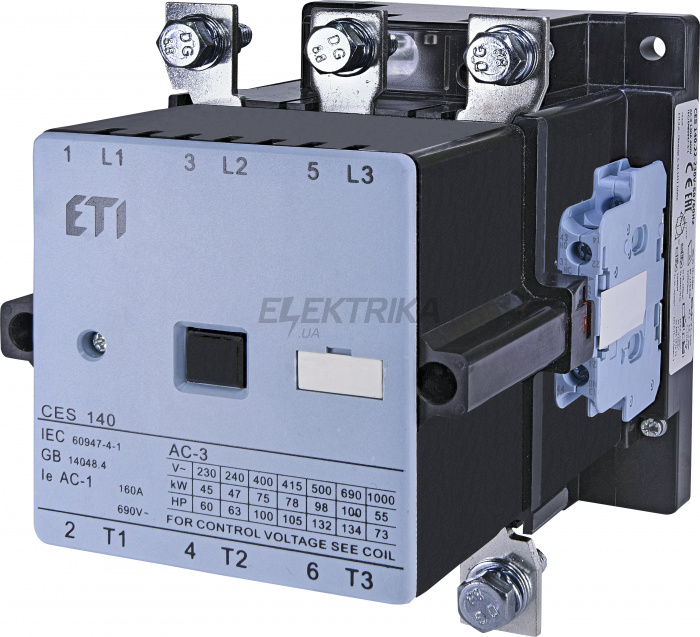 Контактор ETI CES 140.22-230V-50/60Hz 004646568