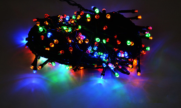 Гірлянда (400LED), чорний шнур