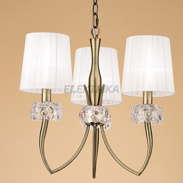 Люстра Mantra LOEWE ANTIQUE BRASS 4733