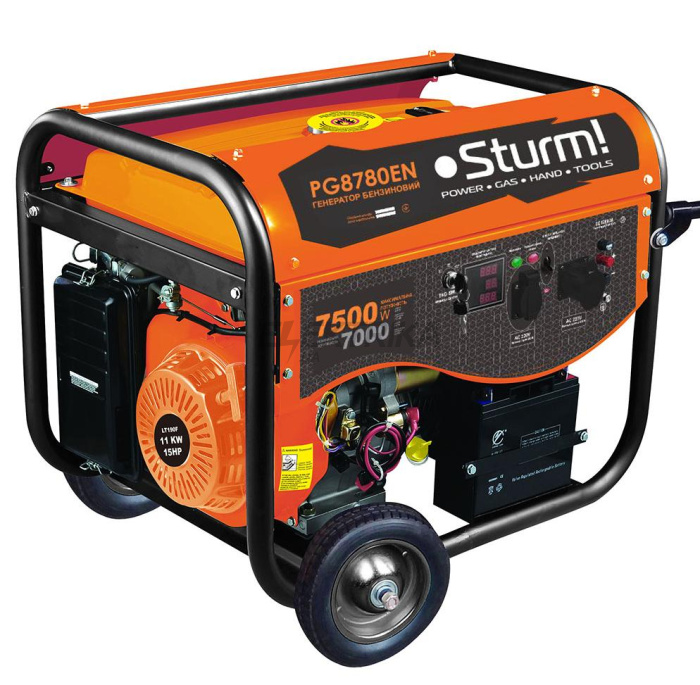 Генератор бензиновий 7500 Вт Sturm (PG8780EN)