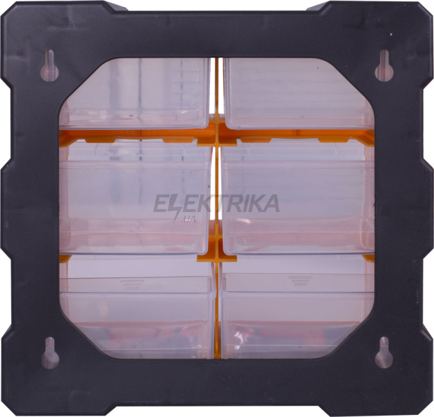 Органайзер пластиковий, e.toolbox.pro.20, 6-секційний 267х157х262мм (t011020)