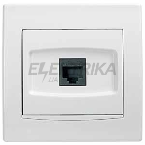 Розетка комп'ютерна Anya RJ45, rfn 5e 125 MГ, UTP, біла, Schneider Electric