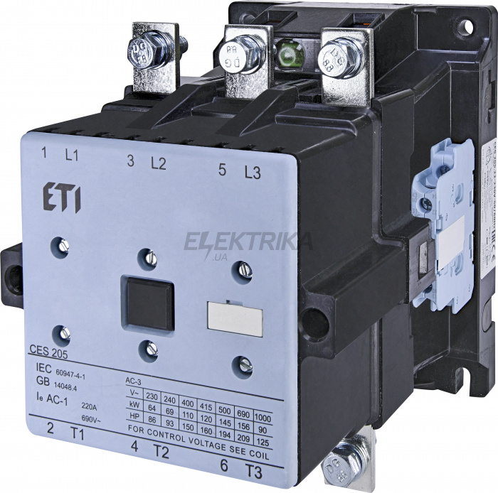 Контактор ETI CES 205.22-230V-50/60Hz 004646570