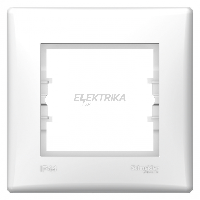 Рамка Schneider Electric Sedna 1-gang IP44 frame white SDN5810521
