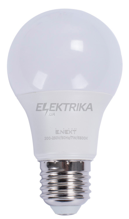 Лампа світлодіодна e.LED.lamp.A60.E27.7.6500, 7Вт, 6500К (l0650624)