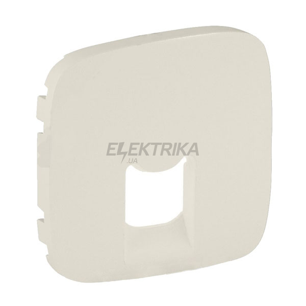 Панель лицьова розетки RJ11/RJ45, слонова кістка, Valena ALLURE