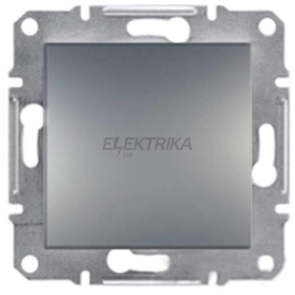 Вимикач кнопковий Schneider Electric Asfora сталь (EPH0700162)