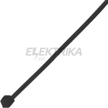 Кабельна стяжка e.ct.stand.350.5.black (100шт), чорна