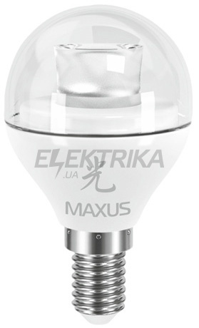Світлодіодна лампа MAXUS G45 4W 3000K 220V E14 AP (1-LED-431)