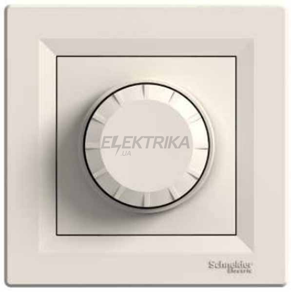 Диммер поворотний Schneider Electric Asfora кремовий (EPH6400123)