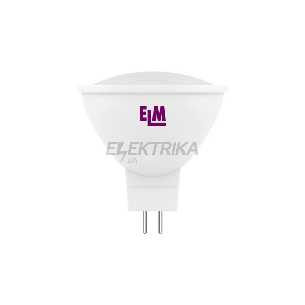 Лампа світлодіодна MR16 3W P11 GU5.3 2700 120гр.ELM