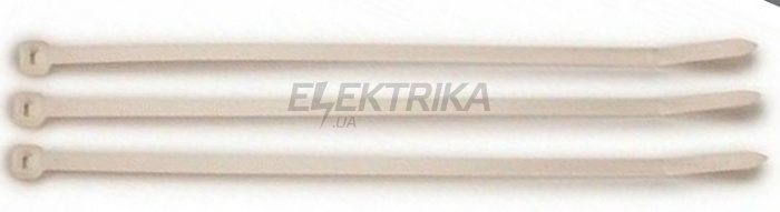 Стяжка кабельна Lectris 5x400 мм біла 100 шт (03LCZC00LAPWH)