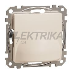 Розетка для виводу кабеля Бежевий Sedna Design Schneider Electric SDD112903