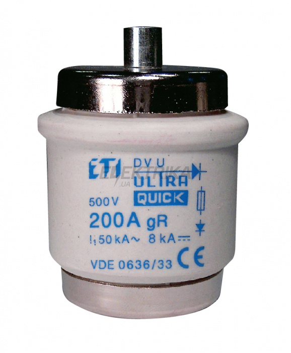 Плавка вставка запобіжник ETI DV UQ gR 160A 500V 004325002