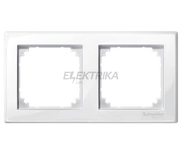 Рамка M-Smart 2-поста, полярно-білий