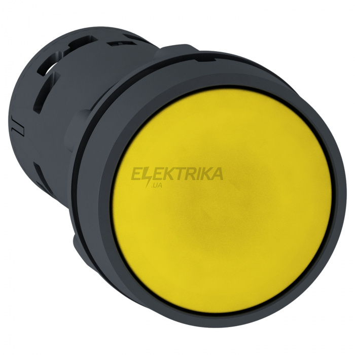 Кнопка Schneider Electric 22 мм жовта із поверненням 1NO XB7NA81