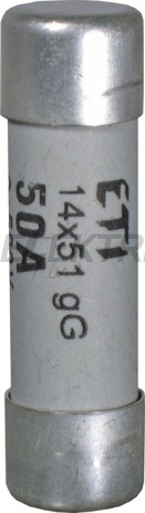 Плавка вставка запобіжник ETI CH14x51 aM 6A/690V 002631005