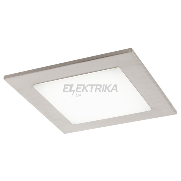 Світильник стельовий "Ciolini" 1х9,7Вт LED, нікель матовий/білий, 94555