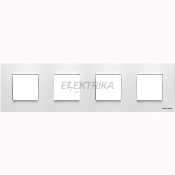 Рамка 3-постова базова Zenit N2274.1 BL, білий
