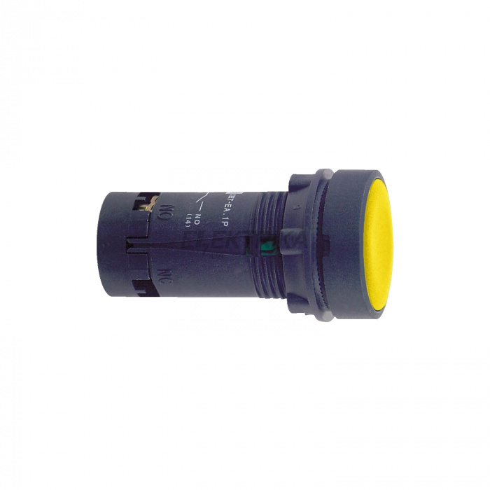 Кнопка Schneider Electric КНОПКА 22ММ ЖОВТА З ПОВЕРНЕННЯМ XB7EA51P