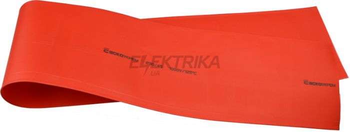 Термозбіжна трубка АСКО-УКРЕМ Ø 90,0/45,0 (1м) червоний (A0150040382)