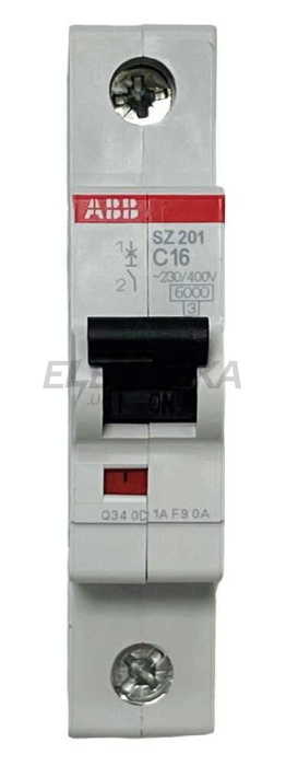 Автоматичний вимикач ABB SZ201-C16 (2CDS251025R0164)