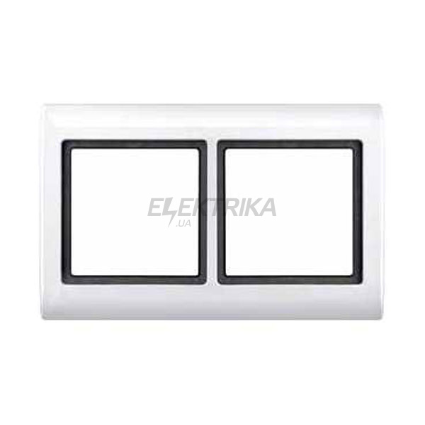 Рамка Aquadesign, 2 пости, полярно-білий