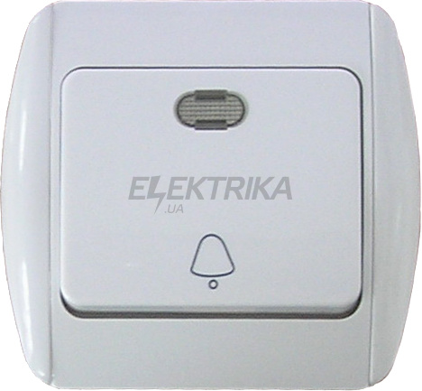 Вимикач e.install.stand.811DL дзвінка з підсвічуванням