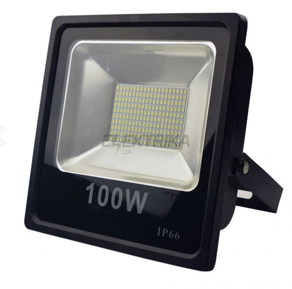 Прожектор світлодіодний FLS-100 100W 6500K 220V Чорний