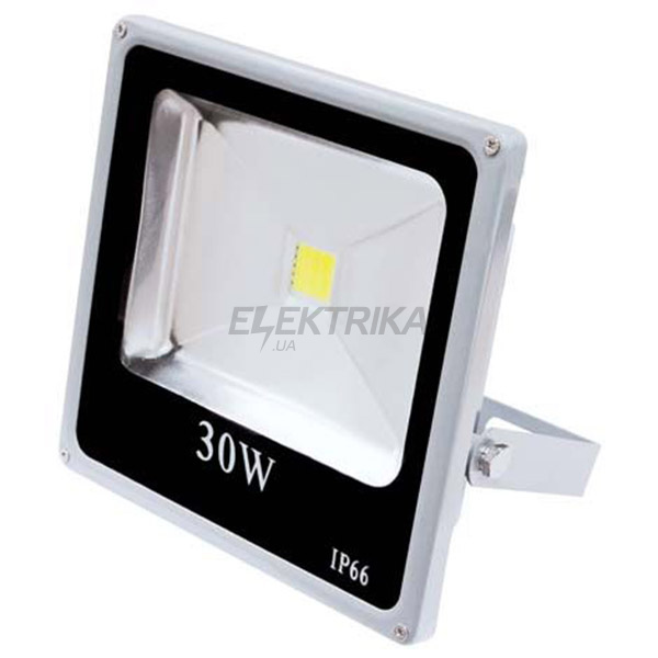 LL-833 1LED 30W білий 6400K 230V (220*225*55mm) Срібло IP 66