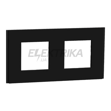 Рамка 2-постова Unica Deco Material, каучук(NU600472)