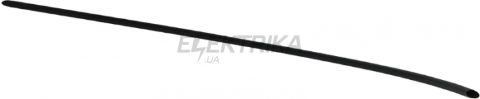 Термозбіжна трубка АСКО-УКРЕМ Ø 1,0/0,5 (1м) чорний (A0150040384)