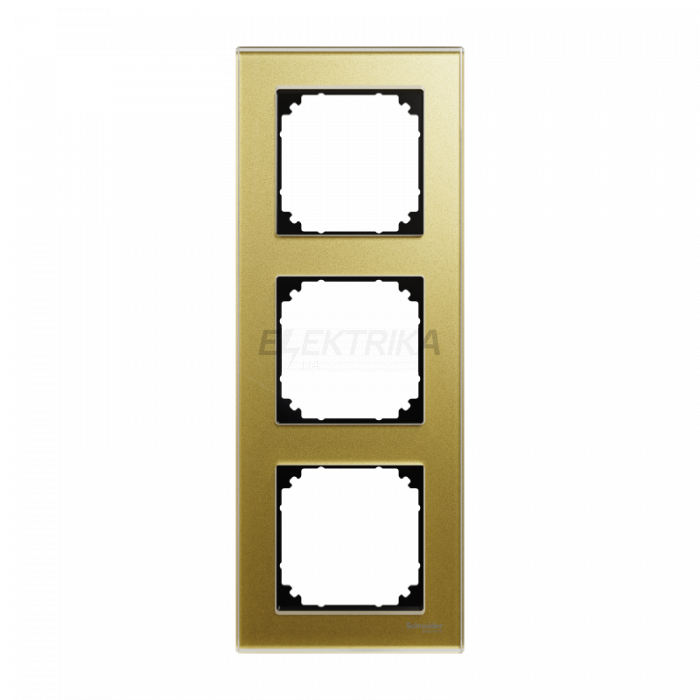 Рамка скло M-Elegance 3-а., «Золото», (MTN4030-3241)