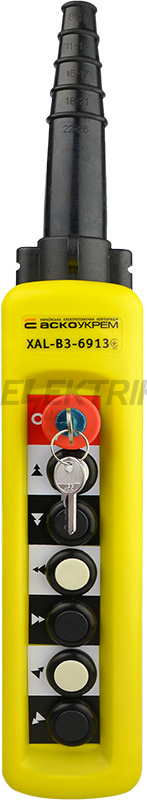 Пост керування тельферний з ключем АСКО-УКРЕМ XAL-B3-6913K (A0140050026)
