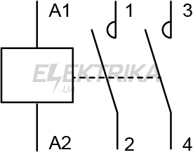 Контактор модульний АСКО-УКРЕМ MK-N 2P 32A 2NO (A0040030031)