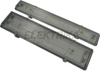 Світильник люмінесцентний із призм. плаф. e.lum.cpw.1.40 1х40W IP65