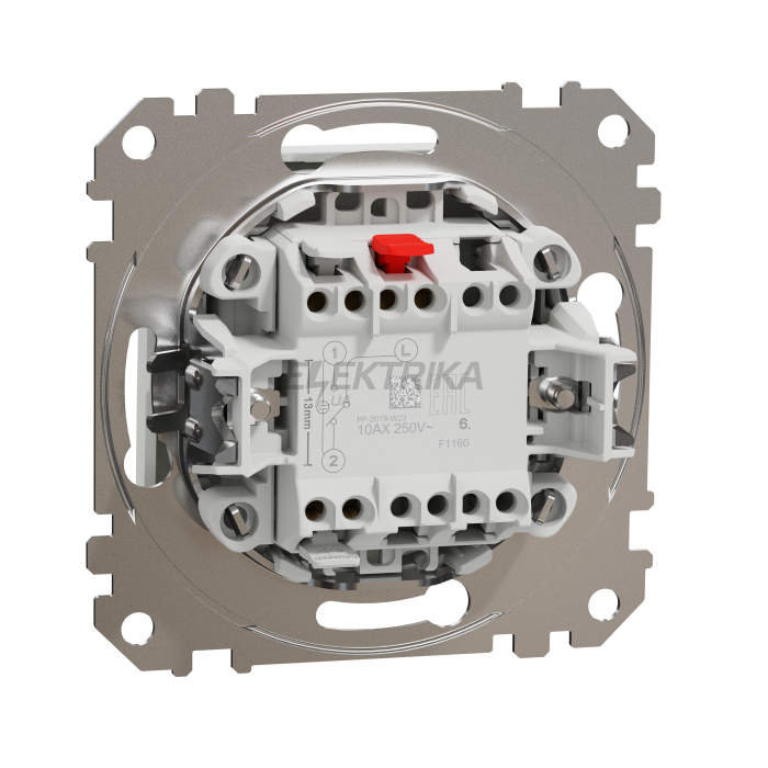 Одноклавішний перемикач Білий Sedna Design Schneider Electric SDD111106